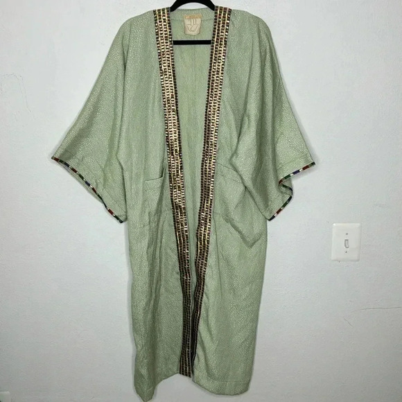 Michaela Corning green One size robe - Picture 1 of 3